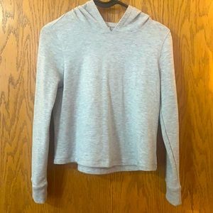 Kids 90 degree grey hoodie.